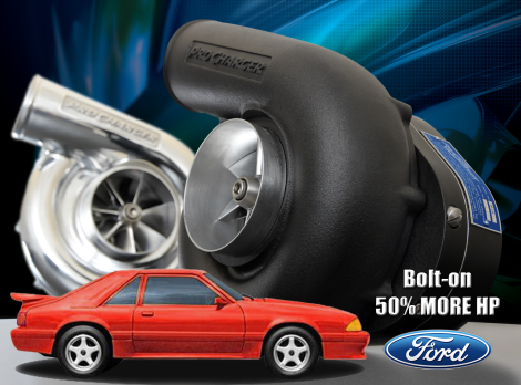 1986-93 Ford Mustang & Cobra (5.0) Stage II Intercooled System with D-1SC (8 rib)